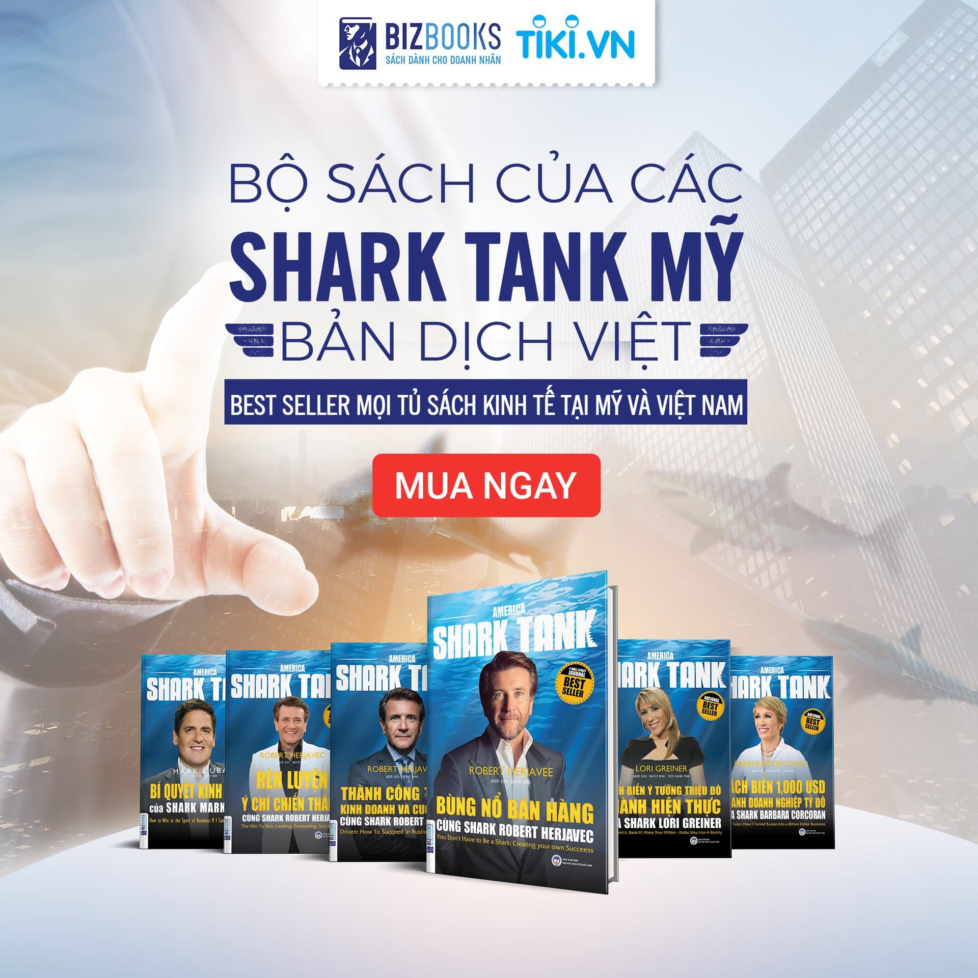 Bộ sách Sharktank: Mưu lược trong kinh doanh (tặng kèm Boxset)