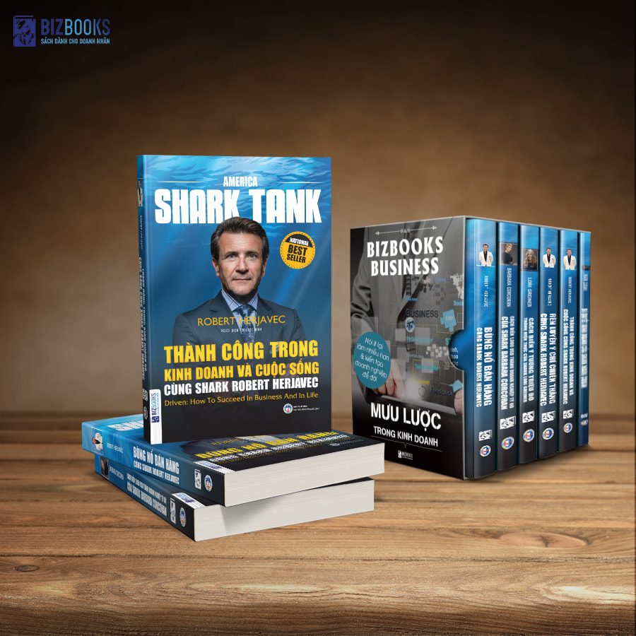 Bộ sách Sharktank: Mưu lược trong kinh doanh (tặng kèm Boxset)