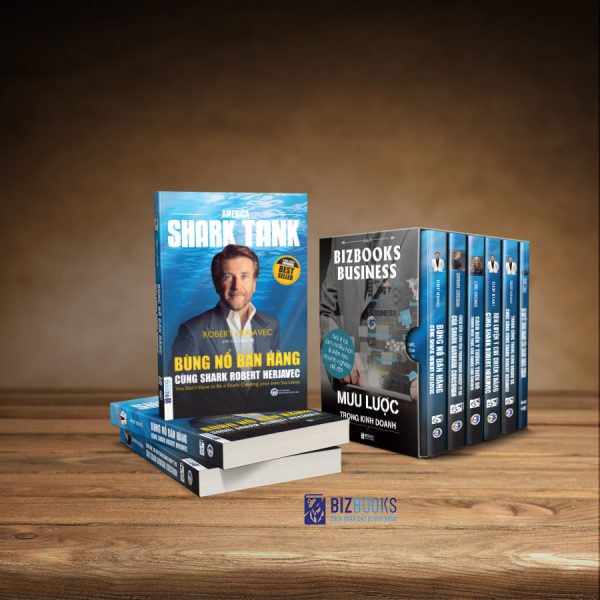 Bộ sách Sharktank: Mưu lược trong kinh doanh (tặng kèm Boxset)