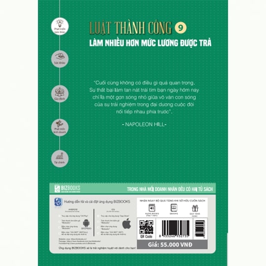 Làm nhiều hơn mức lương được trả - Tập 9 bộ sách Luật Thành Công (Napoleon Hill)