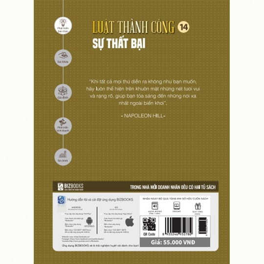 Thất bại- Tập 14 bộ sách Luật Thành Công (Napoleon Hill)