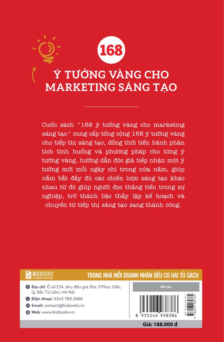 168 Ý tưởng vàng cho Marketing sáng tạo