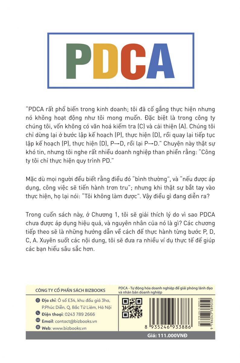 PDCA - Tự Động Hóa Doanh Nghiệp Để Giải Phóng Lãnh Đạo Và Nhân Bản Doanh Nghiệp