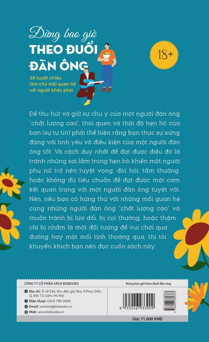 Đừng bao giờ theo đuổi đàn ông - 38 tuyệt chiêu làm chủ mối quan hệ với người khác phái